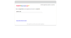 Desktop Screenshot of magnet2torrent.me